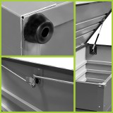 Zahradní kovový box - 400l - 130x61x62 - Orto GRINDI IN THE GARDEN - 6