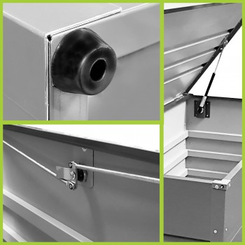 copy of Zahradní kovový box - 400l - 130x61x62 - Orto GRINDI IN THE GARDEN - 6