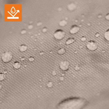 Zahradní houpací lehátko se stříškou - bílé - Sumba I - 236x180x210 GRINDI - 6