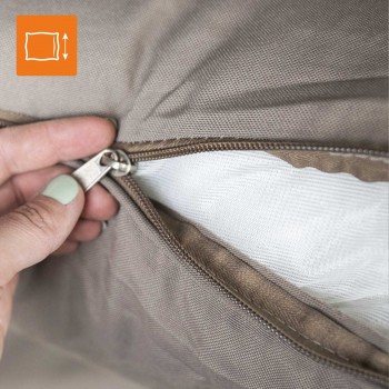 Zahradní houpací lehátko se stříškou - bílé - Sumba I - 236x180x210 GRINDI - 7