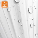 Zahradní terasová pergola ke zdi - hliníková - bílá - Kea VII 4x3m s otvírací střechou GRINDI IN THE GARDEN - 10