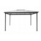 Zahradní hliníkový altán, antracitový - Libra II - 4x3m GRINDI IN THE GARDEN - 1