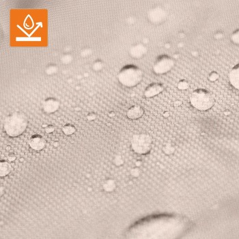 Zahradní terasová pergola - kovová - béžová - Milos I 3x3m GRINDI IN THE GARDEN - 17