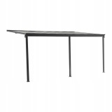 Terasová pergola ke zdi - hliníková - šedá - Nea III 5x3m GRINDI - 2