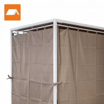 Zahradní pergola - lehátko se stříškou - bílá - Kayan I - 207x147x205 GRINDI - 6