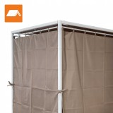 Zahradní pergola - lehátko se stříškou - bílá - Kayan I - 207x147x205 GRINDI - 6