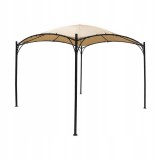 Zahradní altán - ocelový - béžový - RINIA 3x3m GRINDI - 1