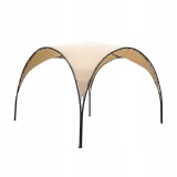 Zahradní altán - ocelový - béžový - SIMI 3,8x3,8m GRINDI - 1