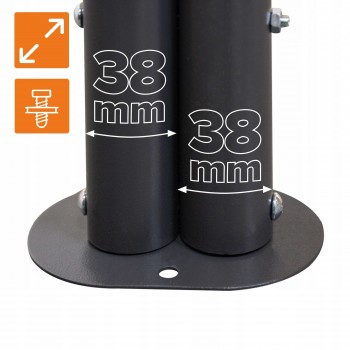 Zahradní altán - ocelový - béžový - SIMI 3,8x3,8m GRINDI - 5