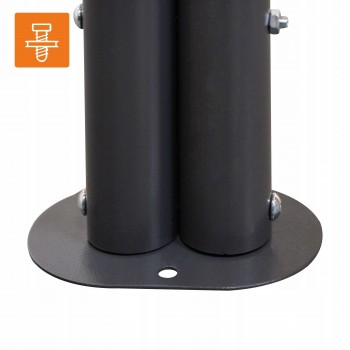 Zahradní altán - ocelový - béžový - SIMI 3,8x3,8m GRINDI - 8