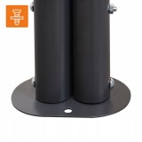 Zahradní altán - ocelový - béžový - SIMI 3,8x3,8m GRINDI - 8