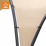 Zahradní altán - ocelový - béžový - SIMI 3,8x3,8m GRINDI - 10