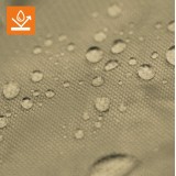 Zahradní terasová pergola - hliníková - béžová - Keros 3x3m GRINDI IN THE GARDEN - 9