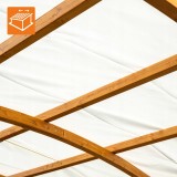 Dřevěná zahradní pergola s posuvnou střechou - Moha I - 3,2x3,1m GRINDI - 9