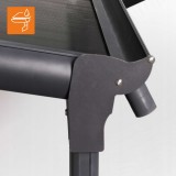 Terasová pergola ke zdi - hliníková - šedá - Nea I 3,1x3m GRINDI IN THE GARDEN - 8