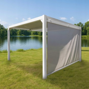 Vertikální roleta pro pergolu Kea - béžová GRINDI IN THE GARDEN - 2