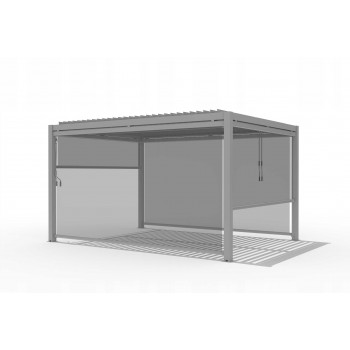 Vertikální roleta pro pergolu Kea - šedá GRINDI IN THE GARDEN - 1