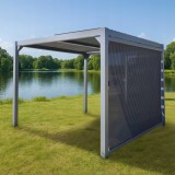 Vertikální roleta pro pergolu Kea - šedá GRINDI IN THE GARDEN - 7