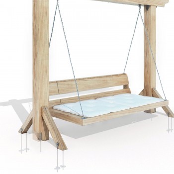 Kotva k zavrtání do země 470x100 - KWZ GRUNDLINE - 2