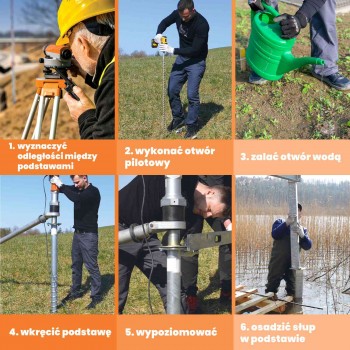 PWC - Prodloužení patky šroubované do země PWM/PWF DMX - 5