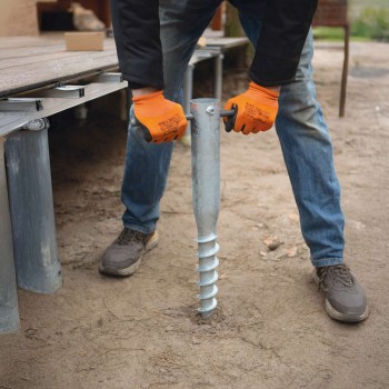 Patka sloupku- šroubovací do zeme - PWG GRUNDLINE - 5