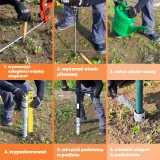 Základna sloupku - šroubovaná do země - PWG GRUNDLINE - 4