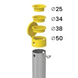 Základna sloupku - šroubovaná - PWO 60x550x1,7 GRUNDLINE - 6