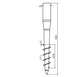 PWO - Zemní vruty 68/550 GRUNDLINE - 6