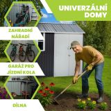 Zahradní domek na nářadí - kovový - Betula - 172x259x229 GRINDI IN THE GARDEN - 3