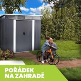 Zahradní domek na nářadí - kovový - Ribes - 193x238x203cm GRINDI IN THE GARDEN - 2