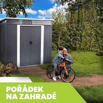 Zahradní domek na nářadí - kovový - Ribes II - 236x238x202 GRINDI IN THE GARDEN - 2