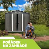 Zahradní domek na nářadí - kovový - Sorbus I - 131x194x200cm GRINDI IN THE GARDEN - 2