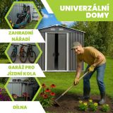 Zahradní domek na nářadí - kovový - Sorbus II - 174x236x206cm GRINDI IN THE GARDEN - 3