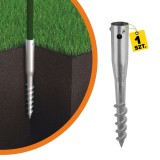 Patka sloupku- šroubovací do zeme - PWG GRUNDLINE - 1