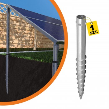 Základna sloupku - šroubovaná do země - PWG GRUNDLINE - 2