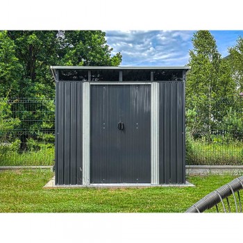 Zahradní domek na nářadí - kovový - Ribes III - 279x238x202 GRINDI IN THE GARDEN - 6