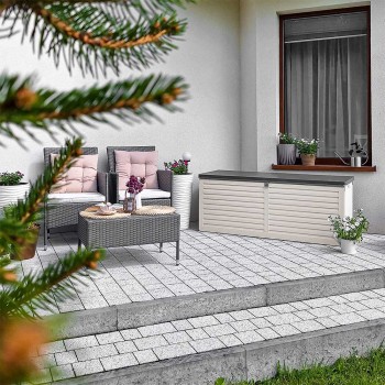 Zahradní box Larus - 390 litrů - béžová