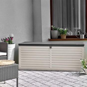 Zahradní box Larus - 390 litrů - béžová