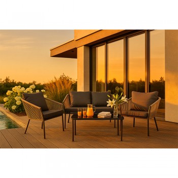 Set zahradního nábytku - šedý - Paga I GRINDI IN THE GARDEN - 2