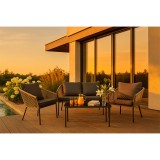 Set zahradního nábytku - šedý - Paga I GRINDI IN THE GARDEN - 2