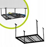 Police pod strop garáže 122x122 - PGF 1 - černá