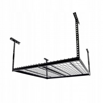 Police pod strop garáže 122x122 - PGF 1 - černá