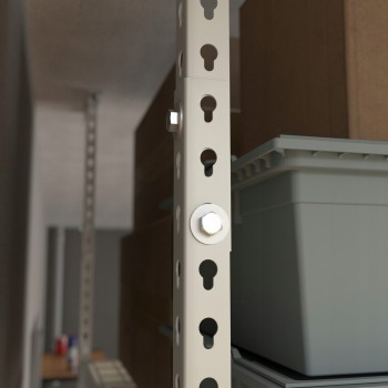 Police pod strop garáže 122x122 - PGF 1 - černá