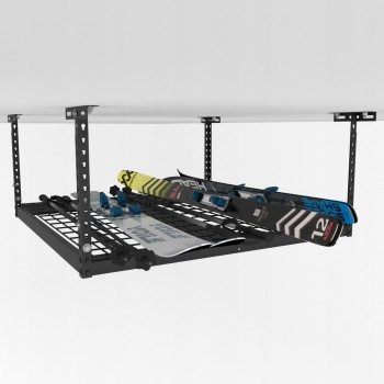 Police pod strop garáže 60x120 - PGF 2 - černá