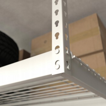 Police pod strop garáže 60x120 - PGF 2 - černá