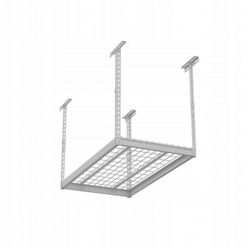 Police pod strop garáže 60x120 - PGF 2 - bílá