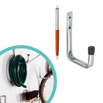 2x Garážovy Hák jednoduchý "U" HPU