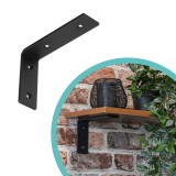 Konzole/držák police - černá - WFA