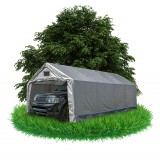 Garážový stan - PE 300x700x274 - šedý - NG 3