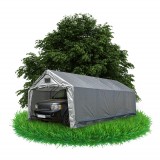 Garážový stan - PE 400x600x305 - šedý - NG 4